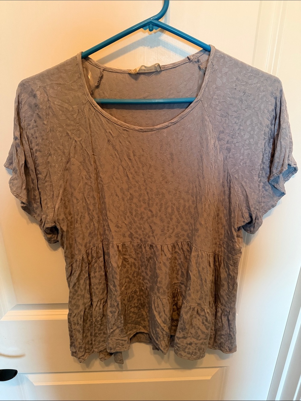 Women’s Short Sleeve Peplum Top